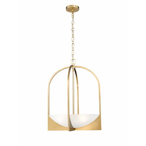 Devon - 4 Light Pendant In Industrial Style-24.5 Inches Tall and 18 Inches Wide - 1325380
