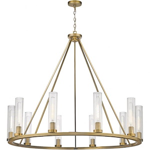 Beau - 10 Light Chandelier In Transitional Style-40 Inches Tall and 46 Inches Wide