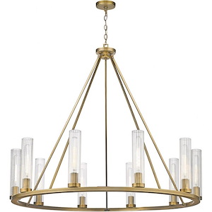 Beau - 10 Light Chandelier In Transitional Style-40 Inches Tall and 46 Inches Wide - 1096914
