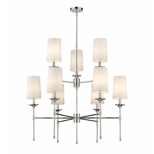 Emily - 9 Light Chandelier In Traditional Style-38.75 Inches Tall and 38 Inches Wide - 1288644