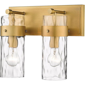 Fontaine - 2 Light Bath Vanity In Transitional Style-11.25 Inches Tall and 14 Inches Wide - 1096978