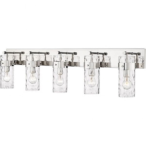 Fontaine - 5 Light Bath Vanity In Transitional Style-11.25 Inches Tall and 44 Inches Wide - 1096983