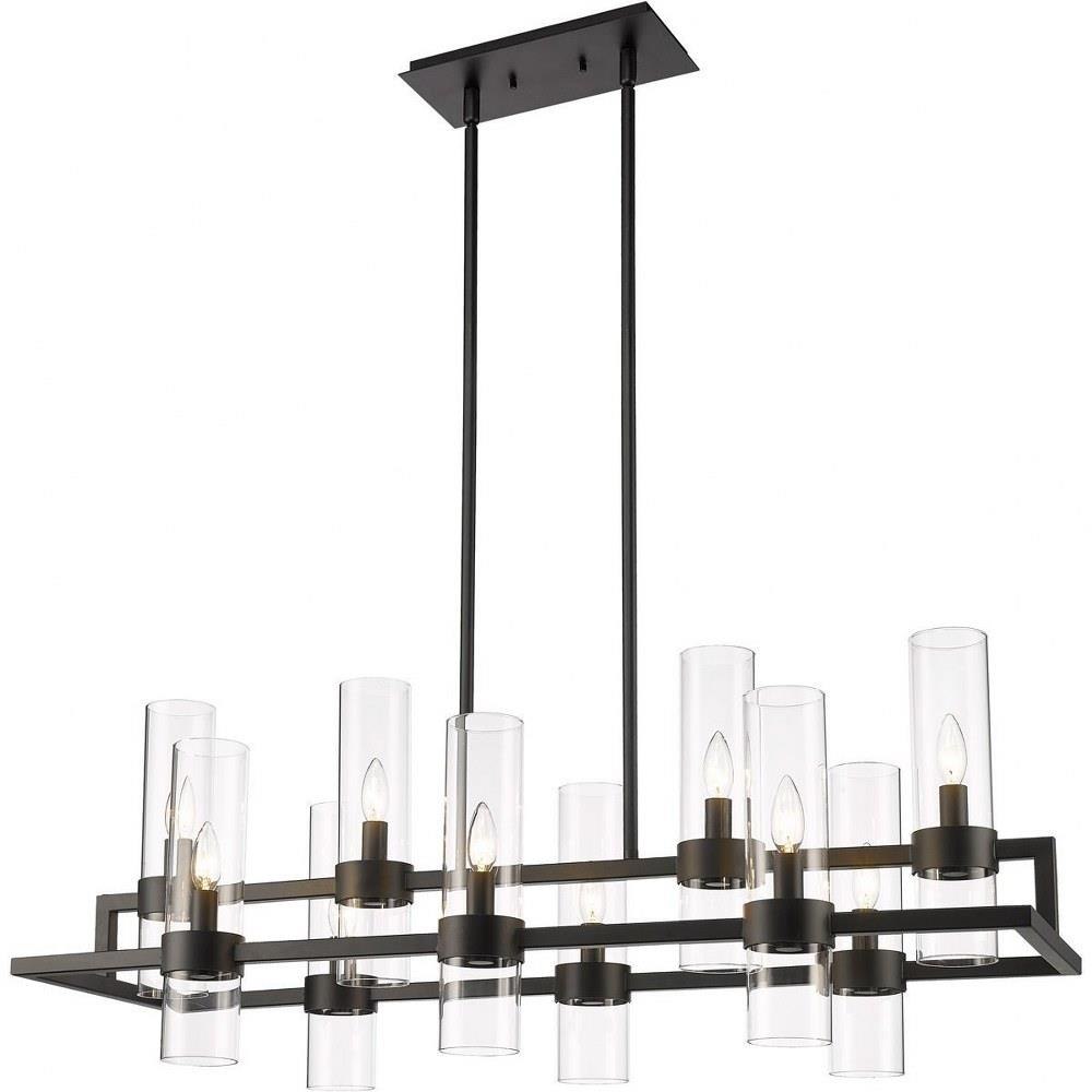 Datus - 10 Light Chandelier In Restoration Style-16.75 Inches Tall and 16.5 Inches Wide