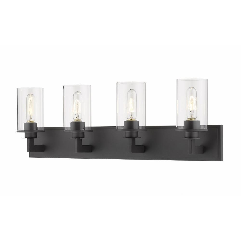 Z-Lite - 462-4V-BRZ - Savannah - 4 Light Bath Vanity in Art Z-Lite - 462-4V-BRZ - Savannah - 4 Light Bath Vanity in Art