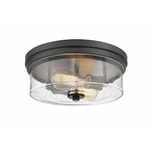 Bohin - 2 Light Flush Mount in Fusion Style - 13 Inches Wide by 5.25 Inches High