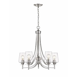 Joliet - 5 Light Chandelier in Shabby Chic Style - 25 Inches Wide by 26 Inches High - 1002064