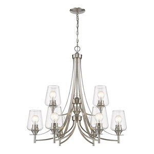 Joliet - 9 Light Chandelier in Shabby Chic Style - 31 Inches Wide by 31.5 Inches High - 937900