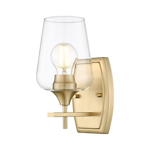 Joliet - 1 Light Wall Sconce-10 Inch Tall and 5 Inch Wide - 1397073