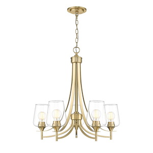 Joliet - 5 Light Chandelier-26 Inch Tall and 25 Inch Wide - 1397077