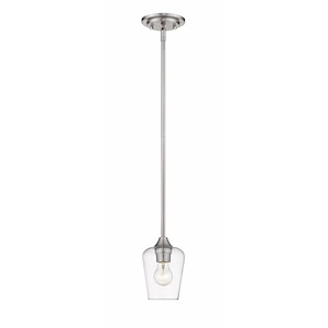 Joliet - 1 Light Mini Pendant in Shabby Chic Style - 5.5 Inches Wide by 7.5 Inches High - 1002058