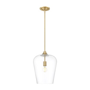 Joliet - 1 Light Pendant-16.25 Inch Tall and 12 Inch Wide - 1397082