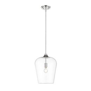 Joliet - 1 Light Pendant In Modern Style-16.25 Inches Tall and 12 Inches Wide - 1113106