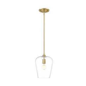 Joliet - 1 Light Pendant-12.25 Inch Tall and 9 Inch Wide - 1397084