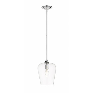 Joliet - 1 Light Pendant In Modern Style-12.25 Inches Tall and 9 Inches Wide - 1113105