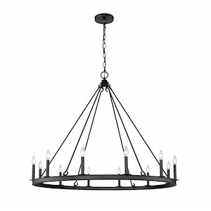 Barclay - 12 Light Chandelier