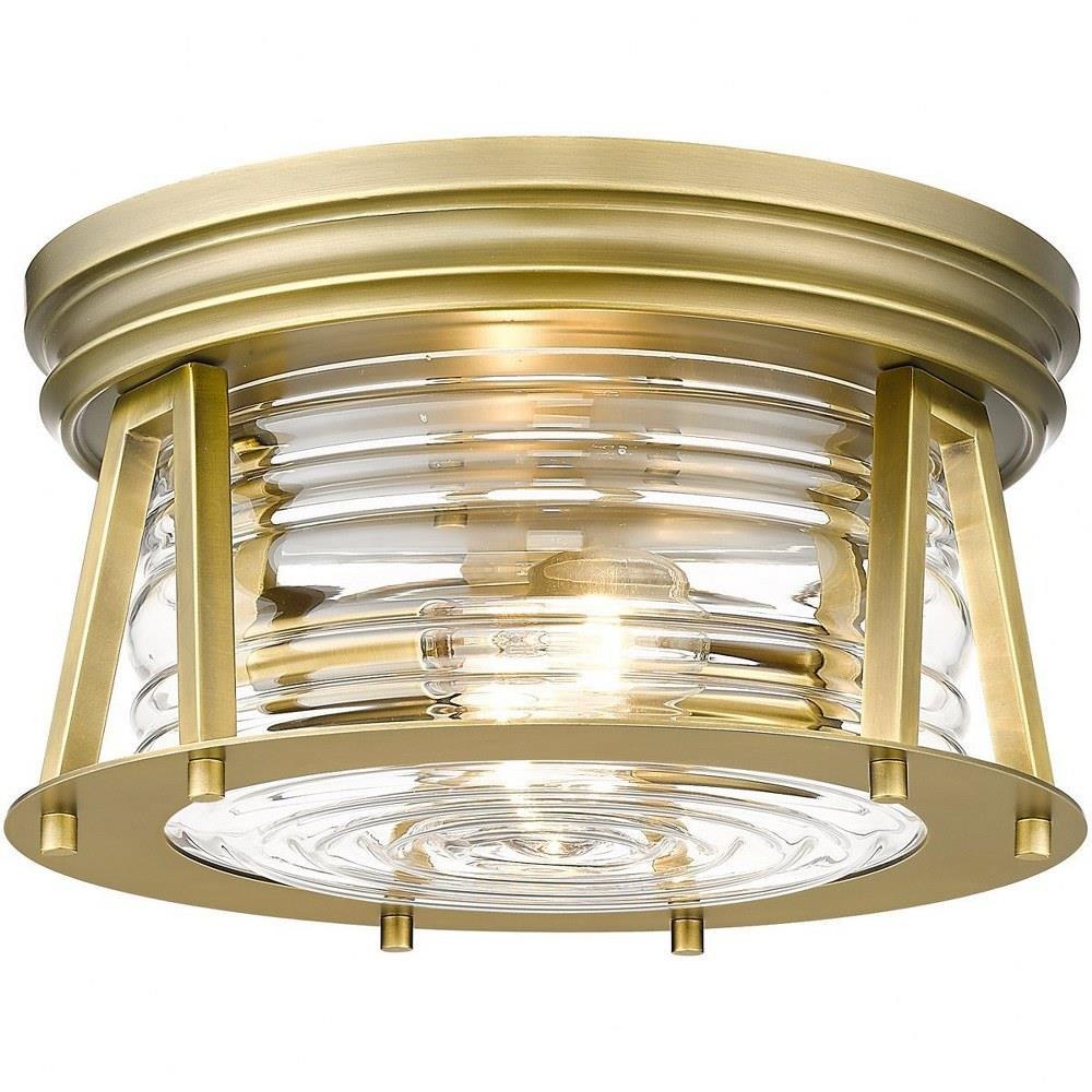 Z-Lite - 491F2-RB - Cape Harbor - 2 Light Flush Mount In