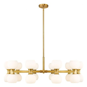 Artemis - 20 Light Chandelier In Mid-Century Modern Style-12.75 Inches Tall and 42 Inches Wide - 1298326