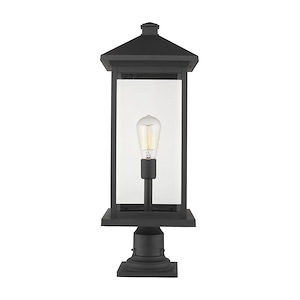 Portland - 1 Light Outdoor Pier Mount Light In Coastal Style-26 Inches Tall and 9.5 Inches Wide - 1093832