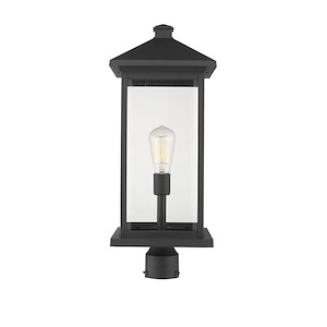 Portland - 1 Light Outdoor Post Mount Lantern in Seaside Style - 14.25 Inches Wide by 105.25 Inches High - 1222805