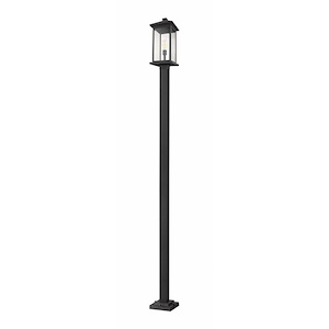 Portland - 1 Light Outdoor Post Mount Lantern in Seaside Style - 9.5 Inches Wide by 25 Inches High - 856872