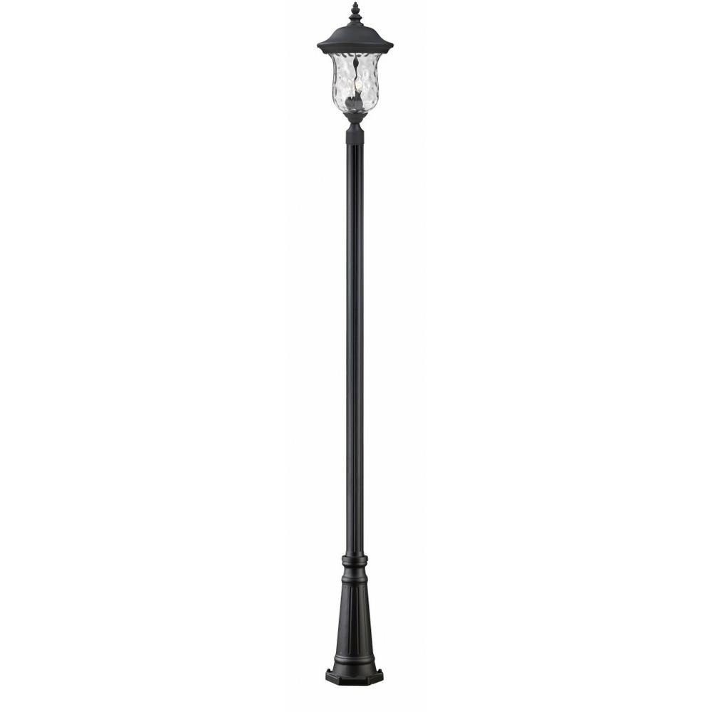 Z-Lite Armstrong 60-Watt 25.5-in Black Traditional Post Light Z-Lite Armstrong 60-Watt 25.5-in Black Traditional Post Light