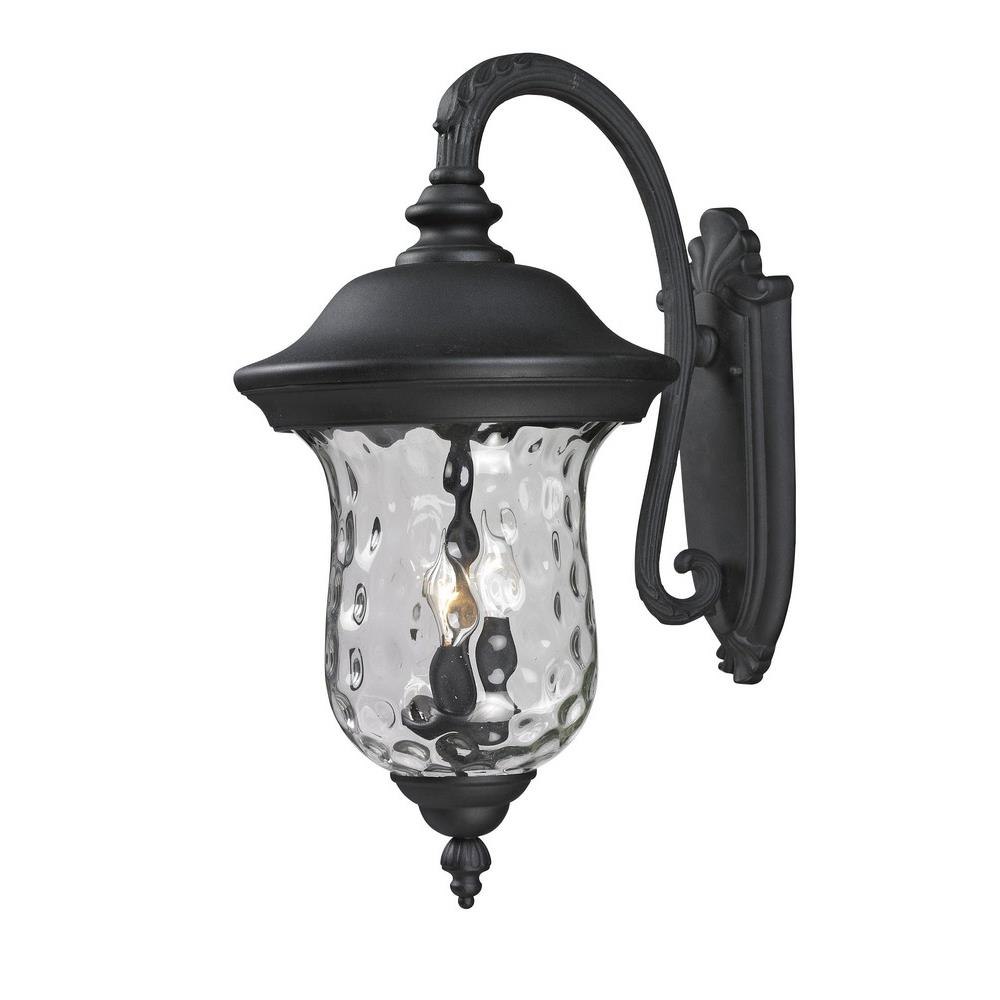 Z-Lite Armstrong 60-Watt 23-in Black Traditional Post Light Z-Lite Armstrong 60-Watt 23-in Black Traditional Post Light