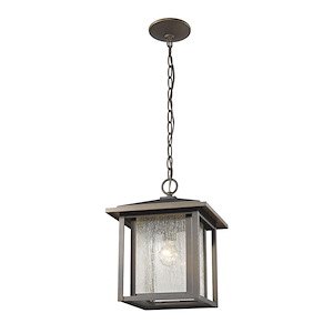 Aspen - 1 Light Outdoor Chain Mount Lantern in Seaside Style - 11 Inches Wide by 14.13 Inches High - 550112