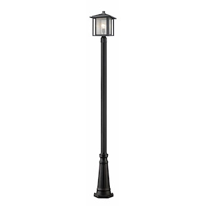 Aspen - 1 Light Outdoor Post Mount Lantern in Seaside Style - 11 Inches Wide by 110 Inches High - 550110