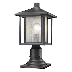 Aspen - 1 Light Outdoor Pier Mount Light In Contemporary Style-16.75 Inches Tall and 9 Inches Wide - 1093759