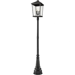 Beacon - 4 Light Outdoor Post Mounted Fixture In Transitional Style-113.25 Inches Tall and 16 Inches Wide - 1113007