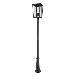 Seoul - 4 Light Outdoor Post Mount In Craftsman Style-125.5 Inches Tall and 18 Inches Wide - 1113148