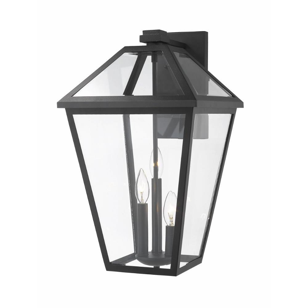 Talbot - 3 Light Outdoor Wall Mount in Traditional Style - 11 Inches Wide by 17.5 Inches High