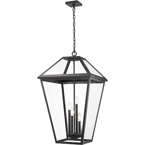 Talbot - 4 Light Outdoor Chain Mount Pendant In Transitional Style-32.25 Inches Tall and 19.5 Inches Wide - 1097045