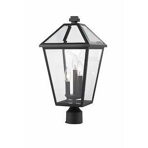 Talbot - 3 Light Outdoor Post Mount Lantern in Traditional Style - 10 Inches Wide by 20.5 Inches High - 1002090