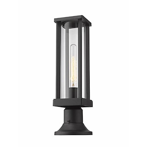 Glenwood - 1 Light Outdoor Pier Mount In Industrial Style-16 Inches Tall and 7.5 Inches Wide - 1287774