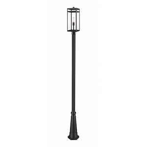 Nuri - 1 Light Outdoor Post Mount In Modern Style-115.5 Inches Tall and 10 Inches Wide - 1113133