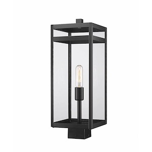 Nuri - 1 Light Outdoor Post Mount In Modern Style-21 Inches Tall and 7.5 Inches Wide - 1113137