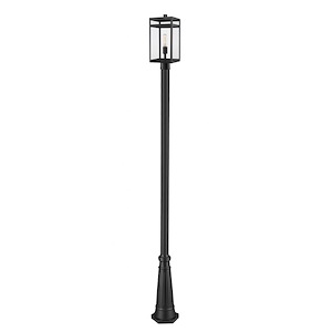 Nuri - 1 Light Outdoor Post Mount In Modern Style-111.75 Inches Tall and 10 Inches Wide - 1113130