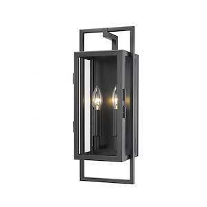 Lucian - 2 Light Outdoor Wall Mount In Modern Style-18.5 Inches Tall and 7 Inches Wide - 1113113