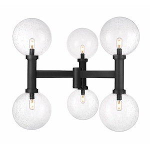 Laurent - 6 Light Outdoor Post Mount Light In Modern Style-34.5 Inches Tall and 39 Inches Wide - 1283296