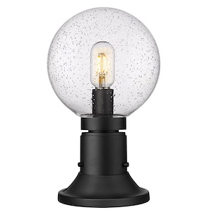 Laurent - 1 Light Outdoor Pier Mount Light with Round Base In Modern Style-13.5 Inches Tall and 8 Inches Wide - 1283311