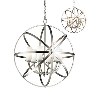 Aranya - 6 Light Pendant in Metropolitan Style - 23.82 Inches Wide by 26.25 Inches High