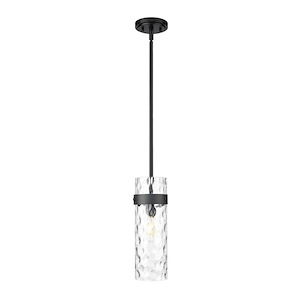 Fontaine - 1 Light Rod Pendant-15 Inch Tall and 5.75 Inch Wide - 1365436