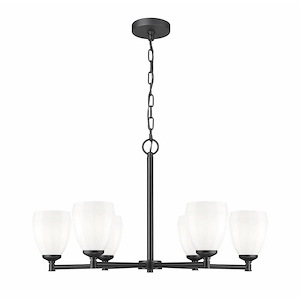 Oren  - 6 Light Chandelier-18.25 Inch Tall and 32 Inch Wide - 1374900