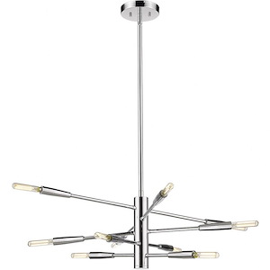 Ascension - 10 Light Chandelier In Architectural Style-10.5 Inches Tall and 23.25 Inches Wide - 1112994