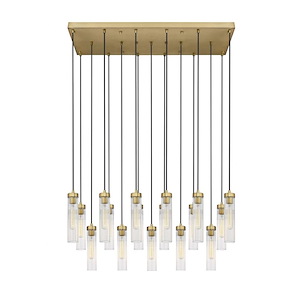 Beau - 17 Light Linear Chandelier-12.75 Inches Tall and 18 Inches Wide - 1332939