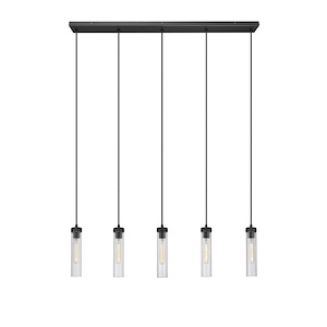 Beau - 5 Light Linear Chandelier-12.75 Inches Tall and 4.75 Inches Wide - 1332942