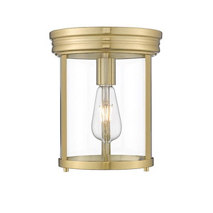 Thayer - 1 Light Flush Mount In Modern Style-11 Inches Tall and 9.25 Inches Wide - 1325471