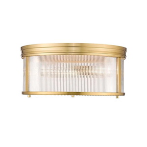 Carnaby - 4 Light Flush Mount In Industrial Style-8.25 Inches Tall and 18 Inches Wide - 1325482