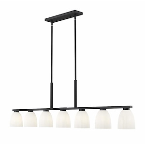 Naya  - 7 Light Linear Chandelier-18.25 Inch Tall and 64 Inch Wide - 1374918